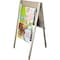 Flipside Big Book Easel, 24"Wx48"H, White FLP17385 - alternate 2